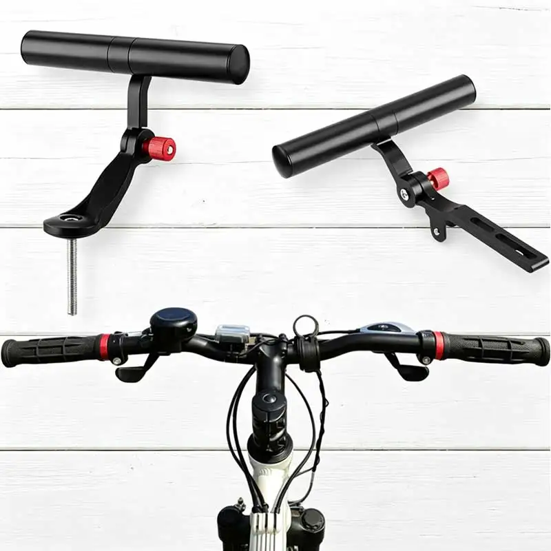 

Adjustable Bicycle Handlebar Extender Mount Bicycle Computer Phone Holder Extended Bracket for MTB Mountain Road Bike Cycling A