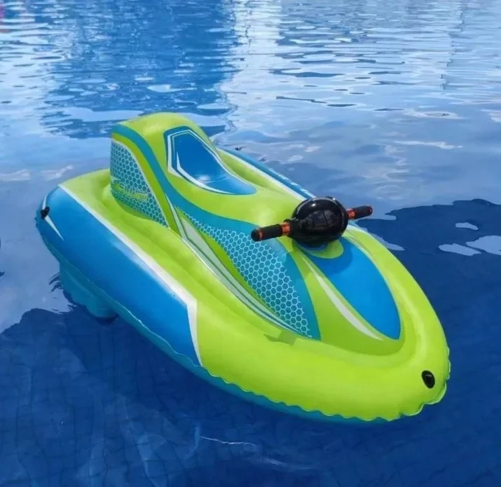 2026 Para Aqua Mate 150kg Nuevo Diseño Personalizado Bote Motorizado Hinchable Juguete Acuático Hinchable para Montar Instalaciones de Entretenimiento Acuático