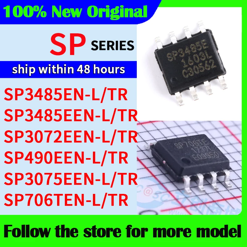 

5pcs/lot SP3485EN-L/TR SP3485EEN-L/TR SP3072EEN-L/TR SP490EEN-L/TR SP3075EEN-L/TR SP706TEN-L/TR SP4533 High quality New