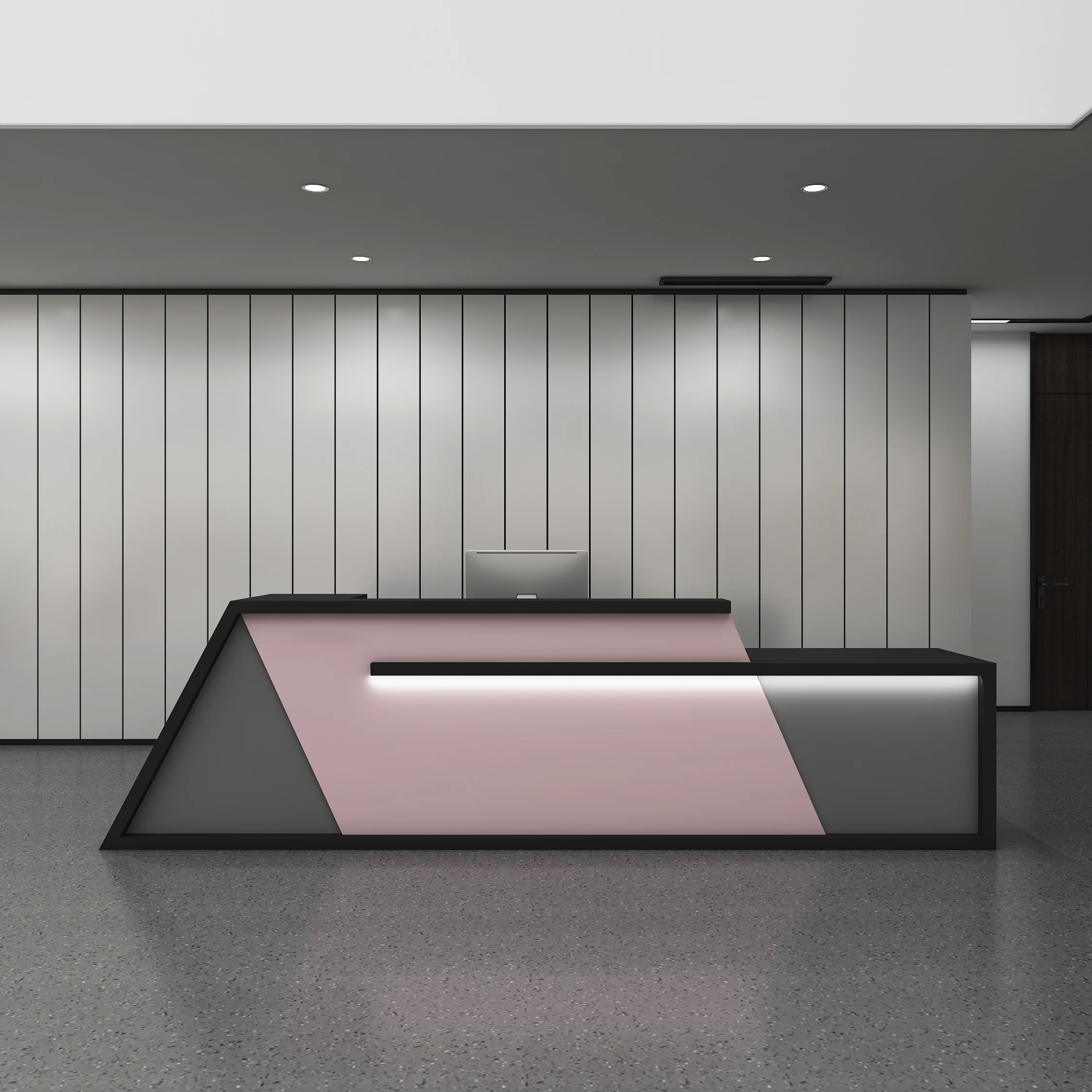&c Modern Company Front Desk Reception Desk Dental Hospital Beauty Salon Consultation Service Counter Cashier