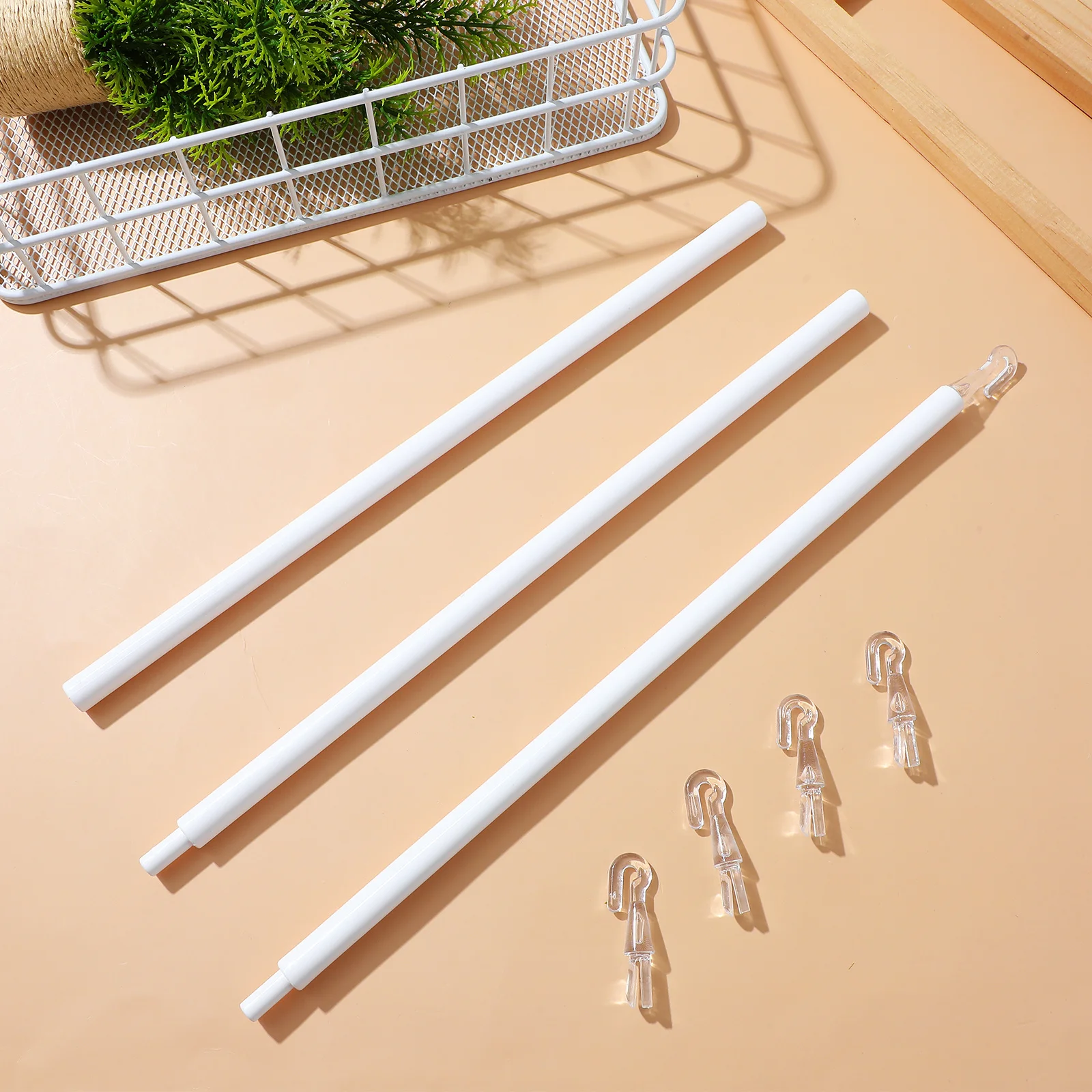 

1Set Blind Tilt Wand Plastic Rod for Window Blind Tilt Easy to Install for Heavy Curtains and Blinds Curtain Pull Wand