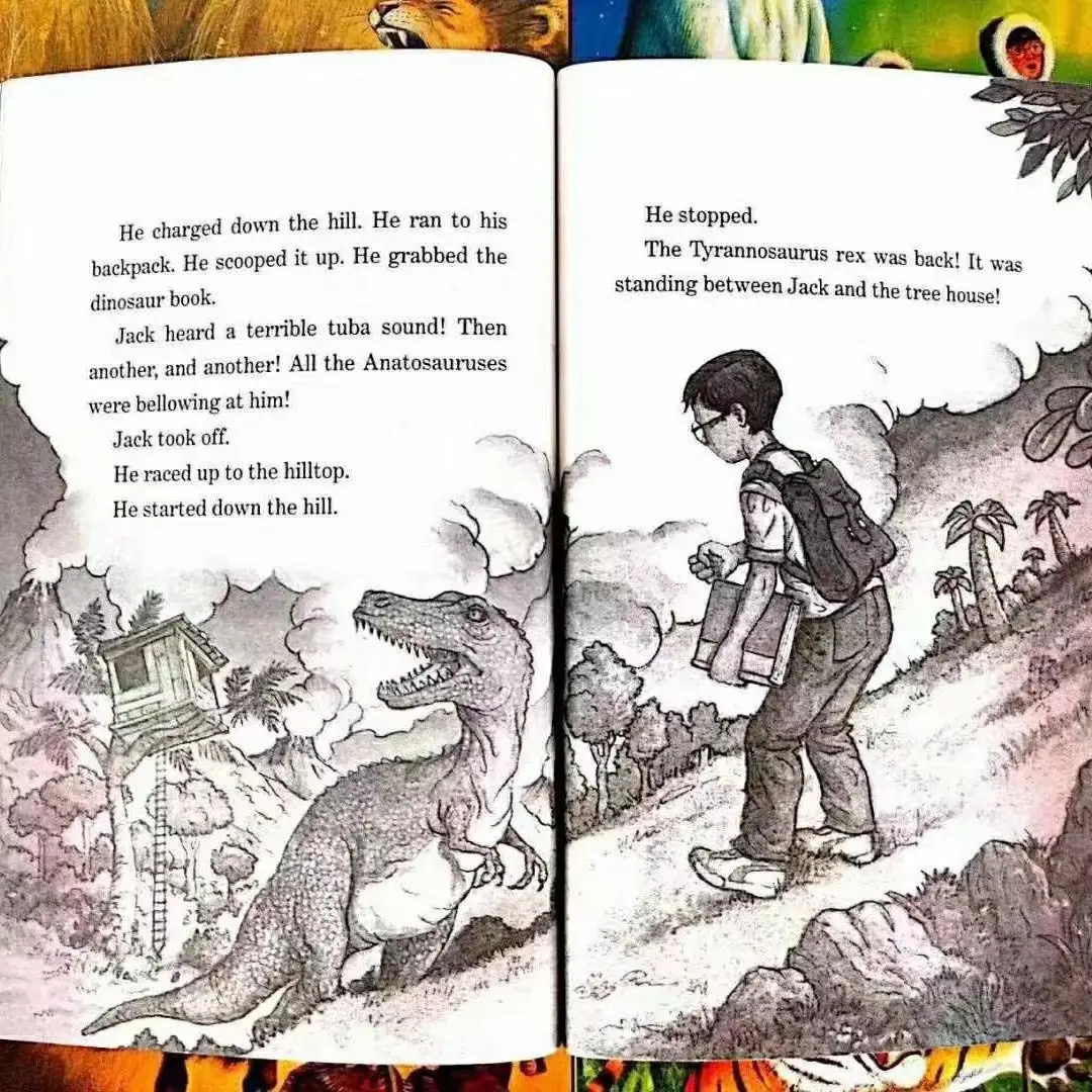 Random 1 book English Version Magic Tree House 1-38 Volumes English Reading Story Book Children's Adventure Science Book