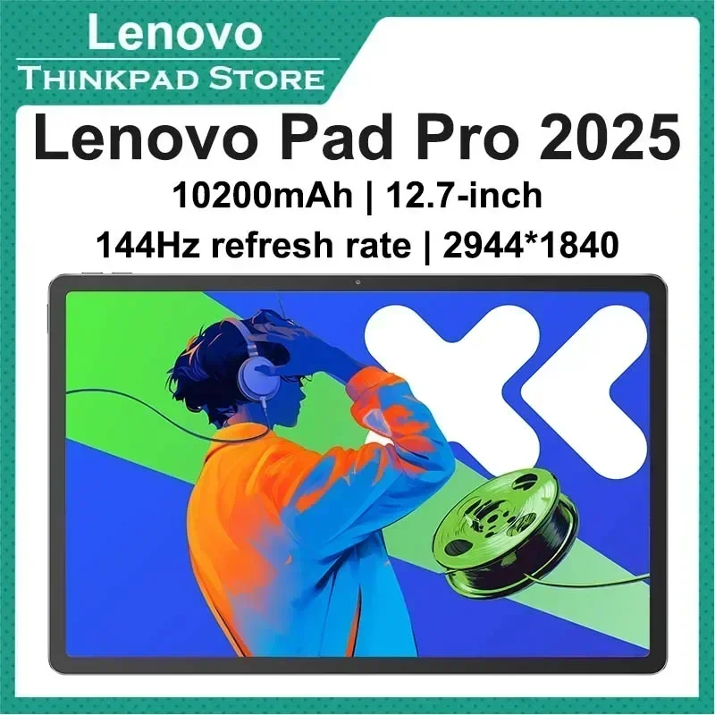 New Lenovo Xiaoxin Pad Pro 12.7 2025 Tablet Dimensity 8300 2.9k Resolution 144Hz Refresh Rate WIFI 10200mAh WIFI