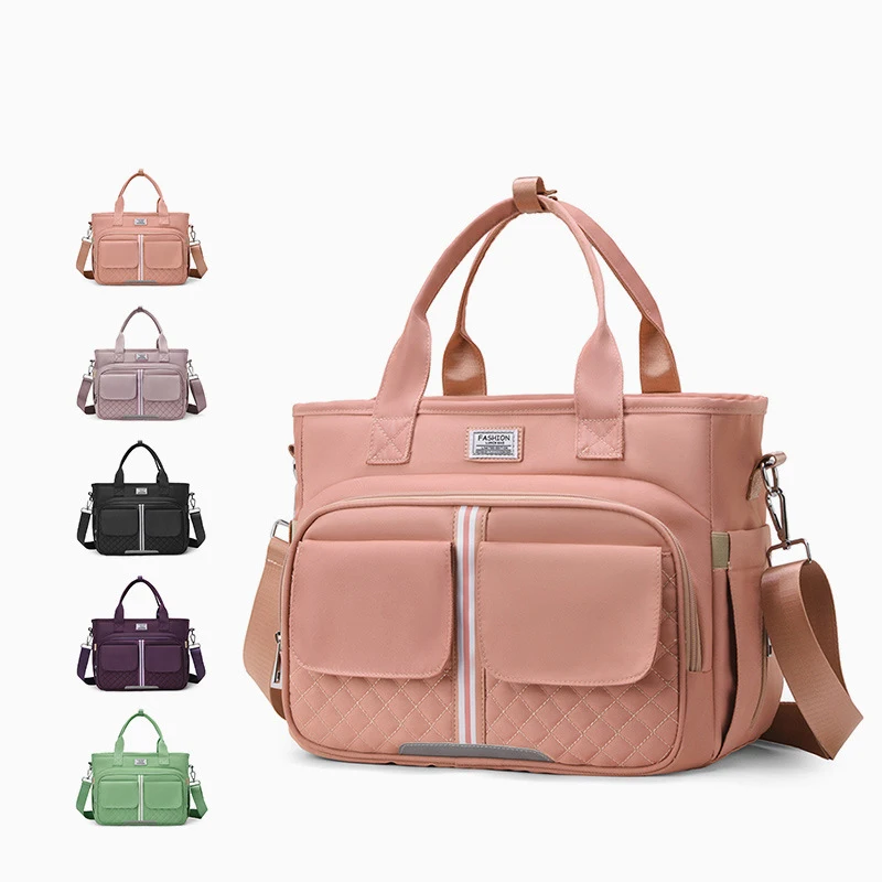 Mommy Diaper Bag Fashion Waterproof Multi-functional Diaper Backpack Nursing Changing Bag for Baby Large Stylish Bag
