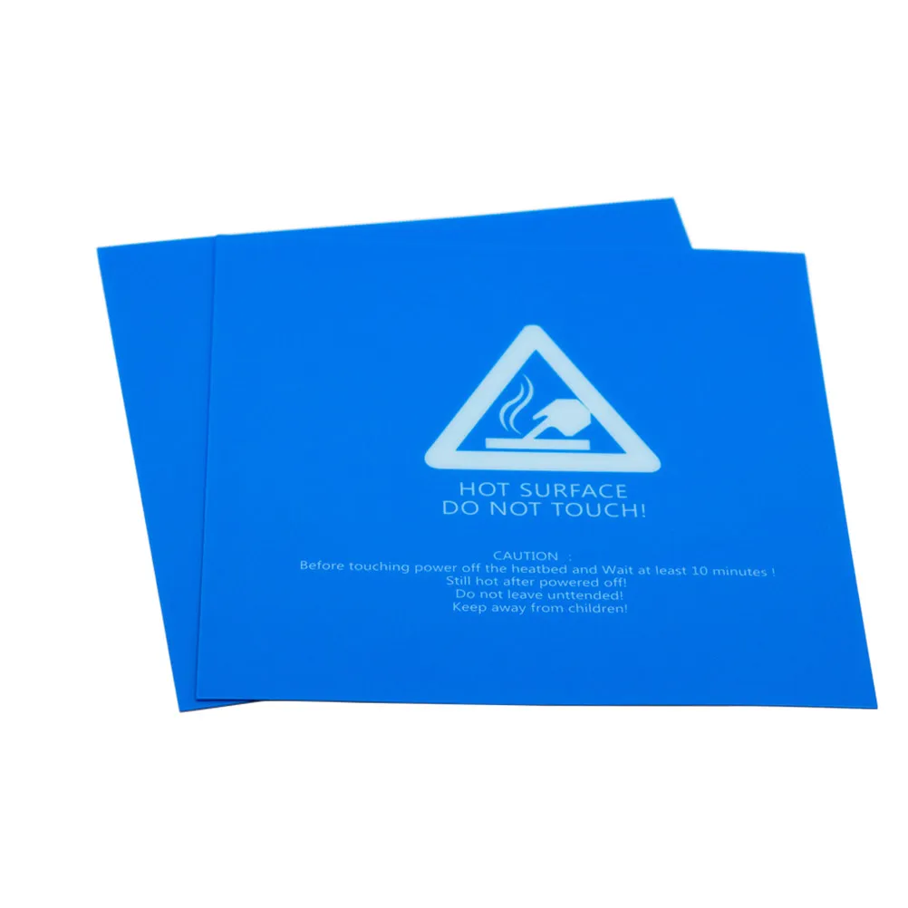 

Reusable Hot Bed Film Frosted Blue 220x220x0.5mm 3D Printer Sticker Heated Bed Surface for Pla ABS Hips Petg Nylon Tpe Pc