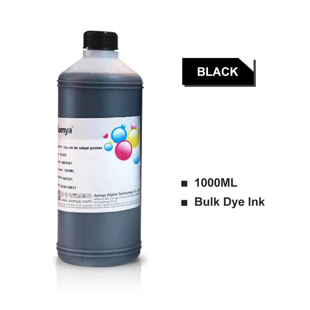 1000ML Dye Ink For Canon PFI 102 120 320 703 707 107 Refill For TM-200 TM200 TM-205 TM-300 TM-305 TM300 iPF 830 840 850 Printer