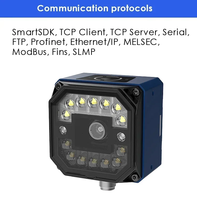 2026 OEM Conveyor Stationary 2D Scanner Ethernet Ip Autofocus Dpm Barcode Reader Industrial Fixed Barcode Scanners
