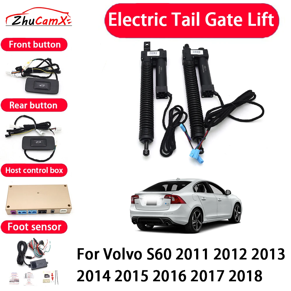 

ZhuCamX Car Automatic Electric Tail Gate Lift Tailgate Assist System for Volvo S60 2011 2012 2013 2014 2015 2016 2017 2018