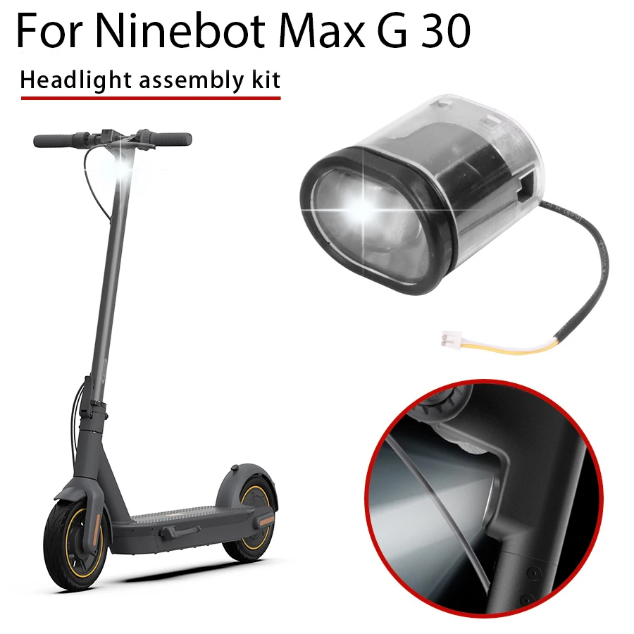 LAZIRO Lámpara Frontal De Scooter Eléctrico G30 Max Scooter Head