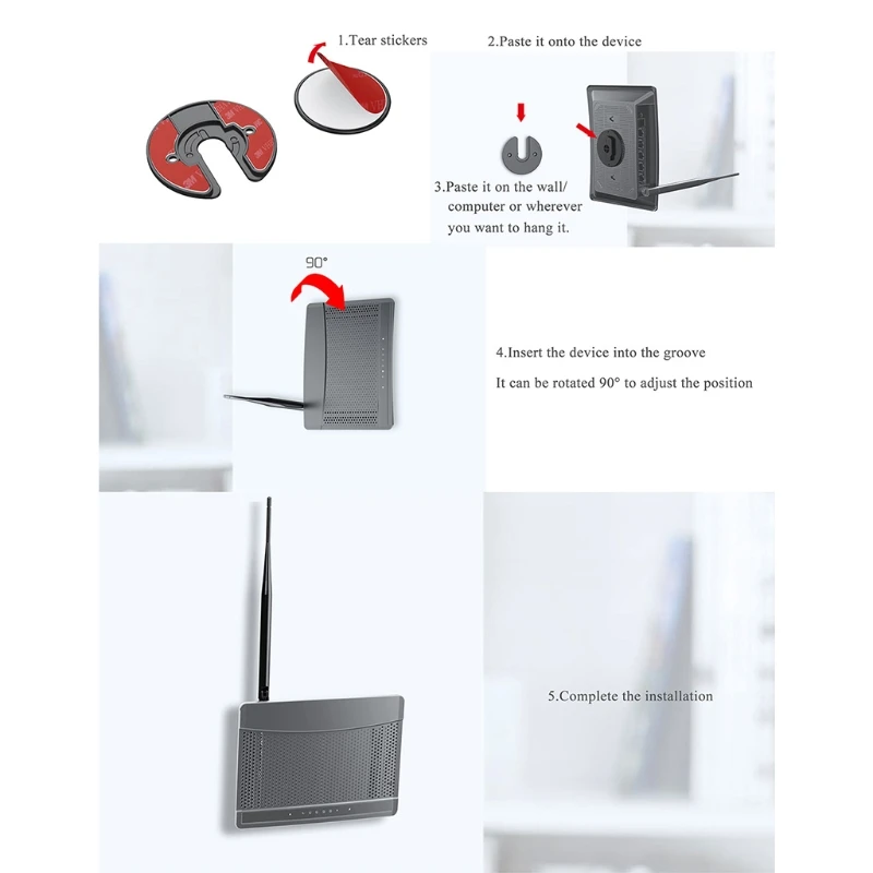 Support mural rotatif universel pour tablette, pour Support de lecteur électronique Kindle/routeur WI-FI/Xiao Mi/pour Huawei