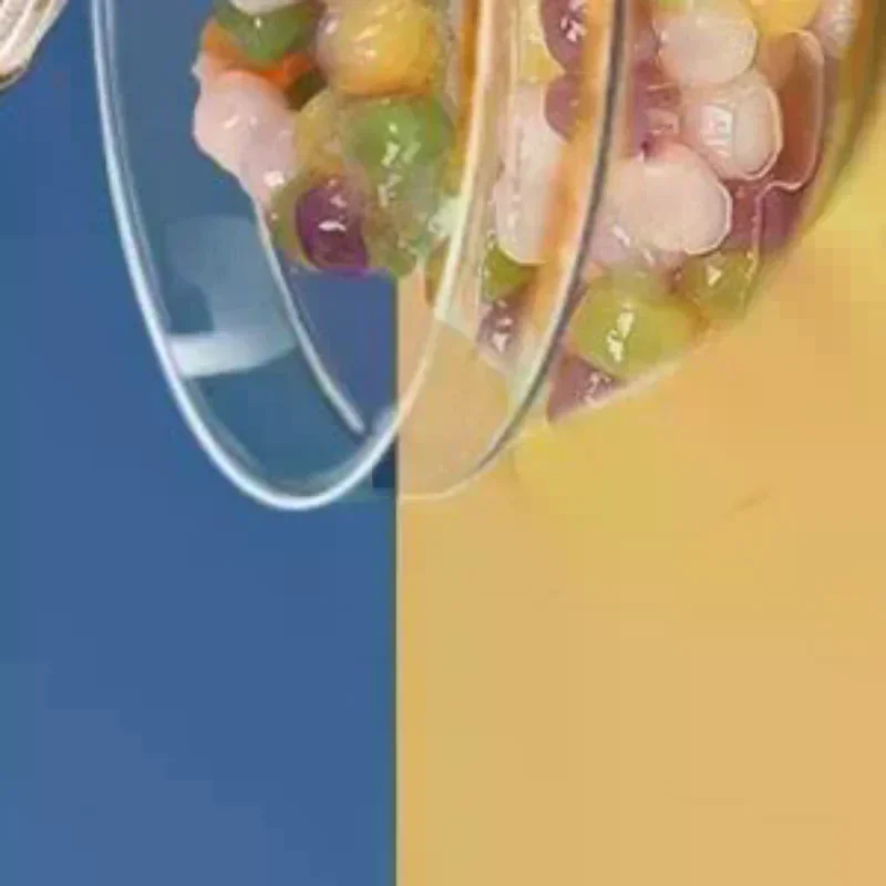 

1 шт., совок для жемчуга тапиоки, сито для жемчуга, сито для бобы, принадлежности для чая из нержавеющей стали, стальная кухонная подвесная посуда