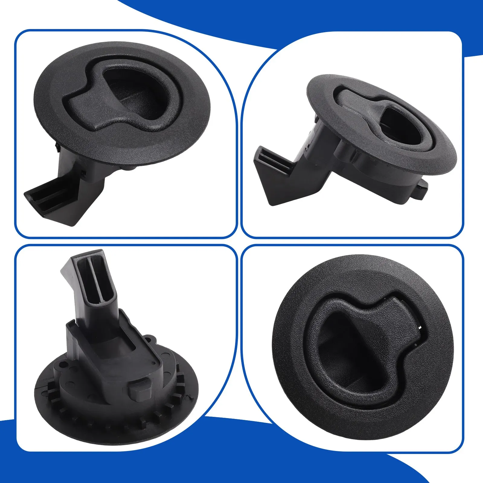 

Car Cargo Storage Lid Latch 68059730AB For Dodge For Ram 2010-2012 Storage Box Buckle 68059730AB ABS Interior Accessories