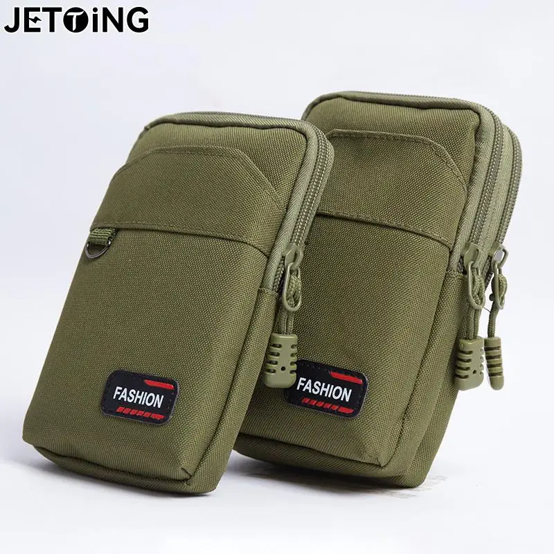 Edc Molle Bag Purse Enkele/Dubbele Laag Outdoor Militaire Taille Heuptasje Mannen Telefoon Pouch Camping Jacht Tactische Taille tas