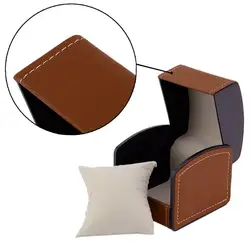 Organizer Faux Leather for Home Portable Exquisite Watch Protective Box Watch Box for Home