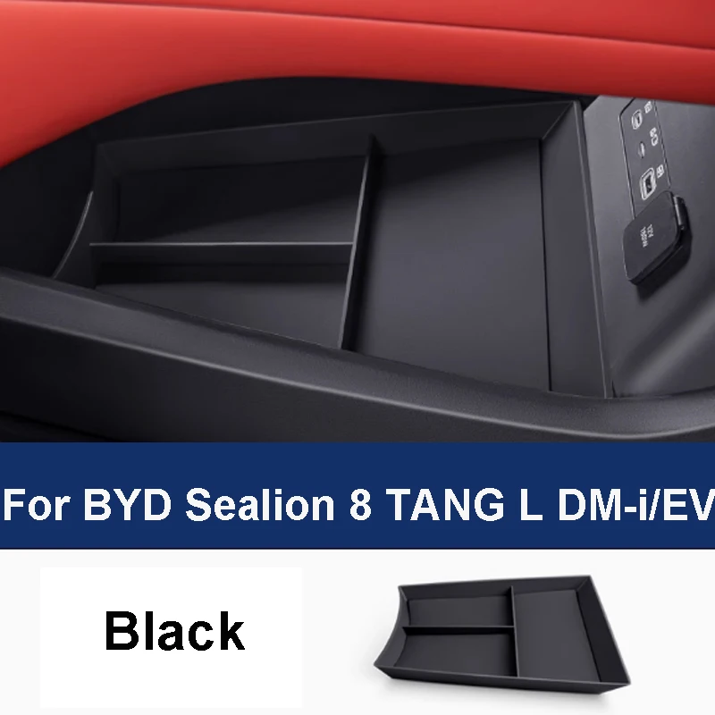 For BYD Sealion 8 TANG L DM 2025-2026 Car Central Control Lower Compartment Storage Box ABS Anti Slip Durable Accessories