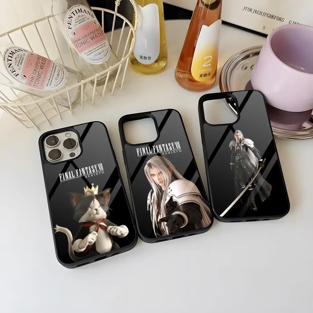 Final Fantasy Sephiroth Phone Case PC+TPU For Iphone 16 15 Pro Max 14 13 11 12 Mini 7 Plus X Xs XR Luxury Design Back Cover