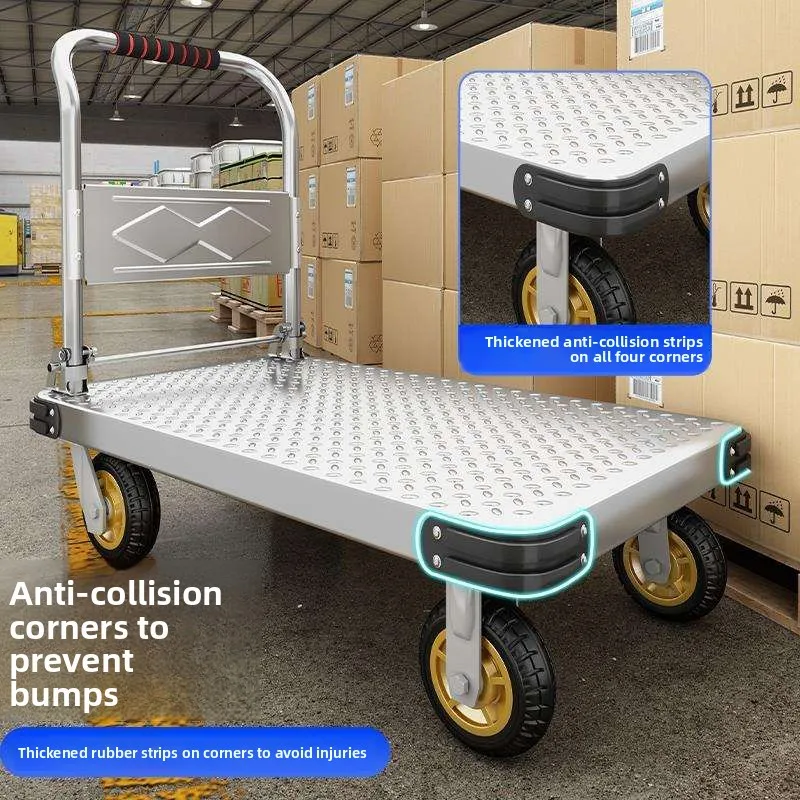 portable-steel-flatbed-hand-pulled-shopping-cart-convenient-household-vegetable-buying-car-retractable-handle-storage-organizer