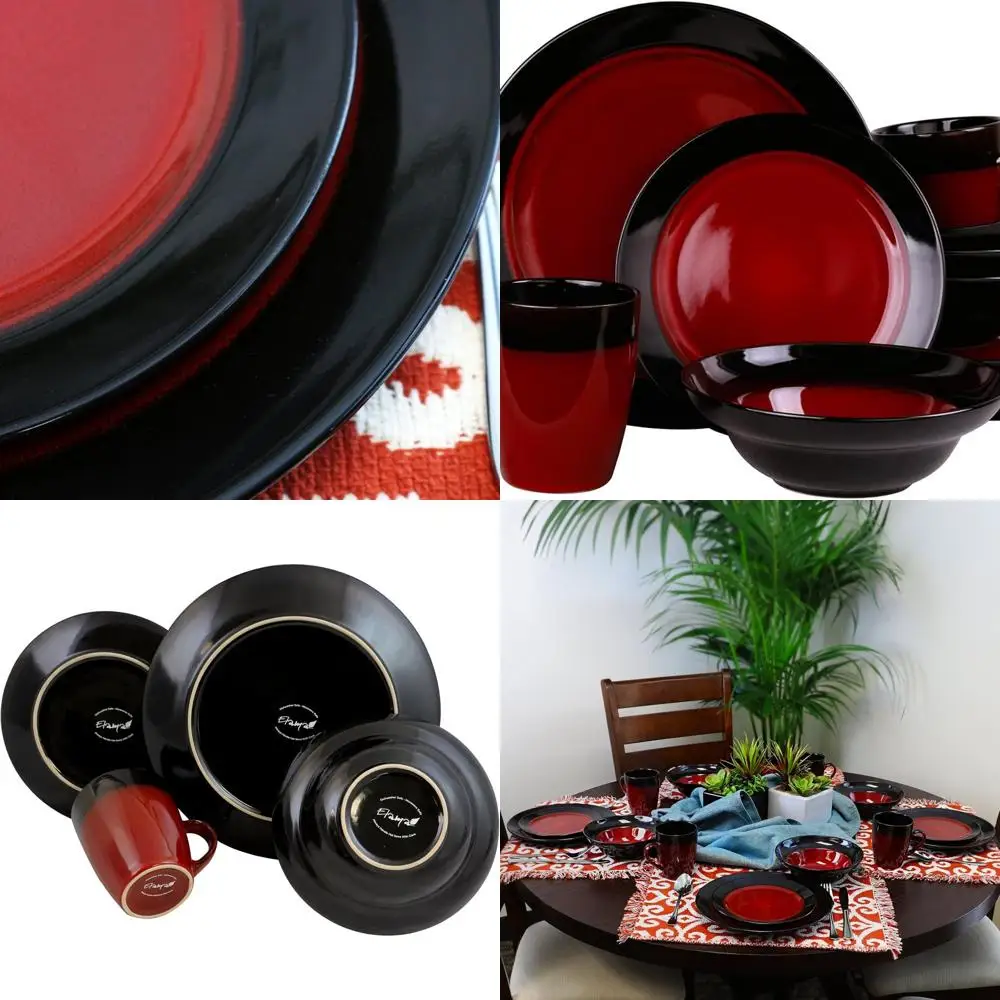 

Глянцевый набор столовой посуды из 16 предметов, коллекция El Tanizia