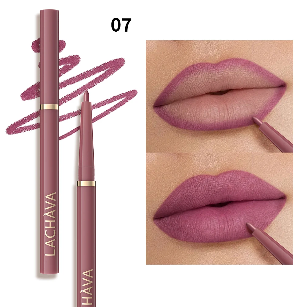 قلم تحديد شفاه مخملي غير لامع مقاوم للماء، يدوم طويلاً ومقاوم للكوب مع لمسة نهائية مخملية قطيفة |   أحمر الشفاه