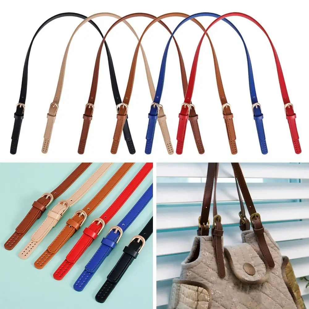 

DIY PU Leather Shoulder Bag Strap Detachable Core Stitching Bag Belt Handbag Band Handle Replacement Purse Handles