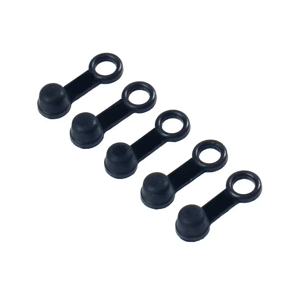 10PCS Dust Cap Cover Black Brake Bleed Nipple Screw Motorbike Fits All Bikes High Quality Replacement Part Tool Useful