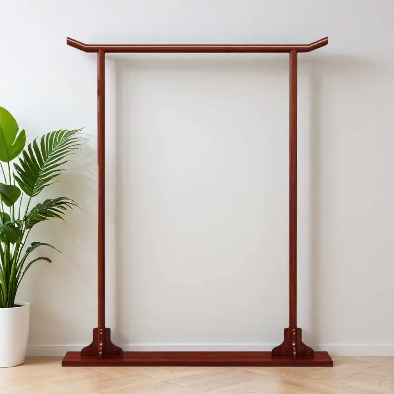 

Chinese hanger floor solid wood high-end coat rack clothing store display rack new Chinese style
