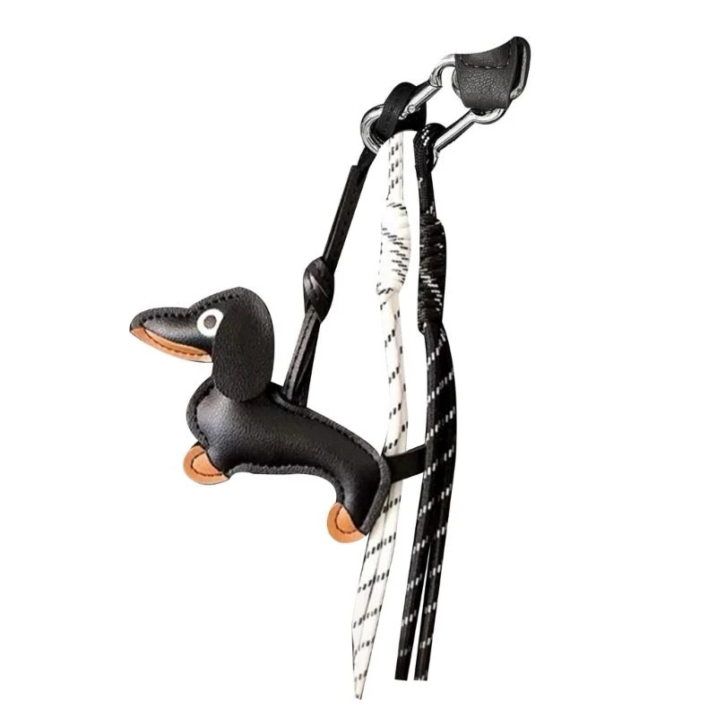 

E8FB Madeny Dachshund Bag Accessestion Swork Ornament Bagms для энтузиастов моды
