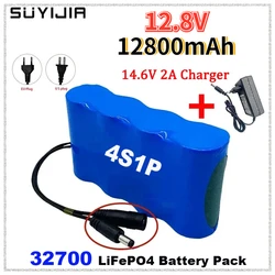 12.8V 4S1P Battery Pack 32700 LiFePO4 Lithium Iron Phosphate Battery 40A Electric Boat Balance 12V Uninterruptible Power Supply