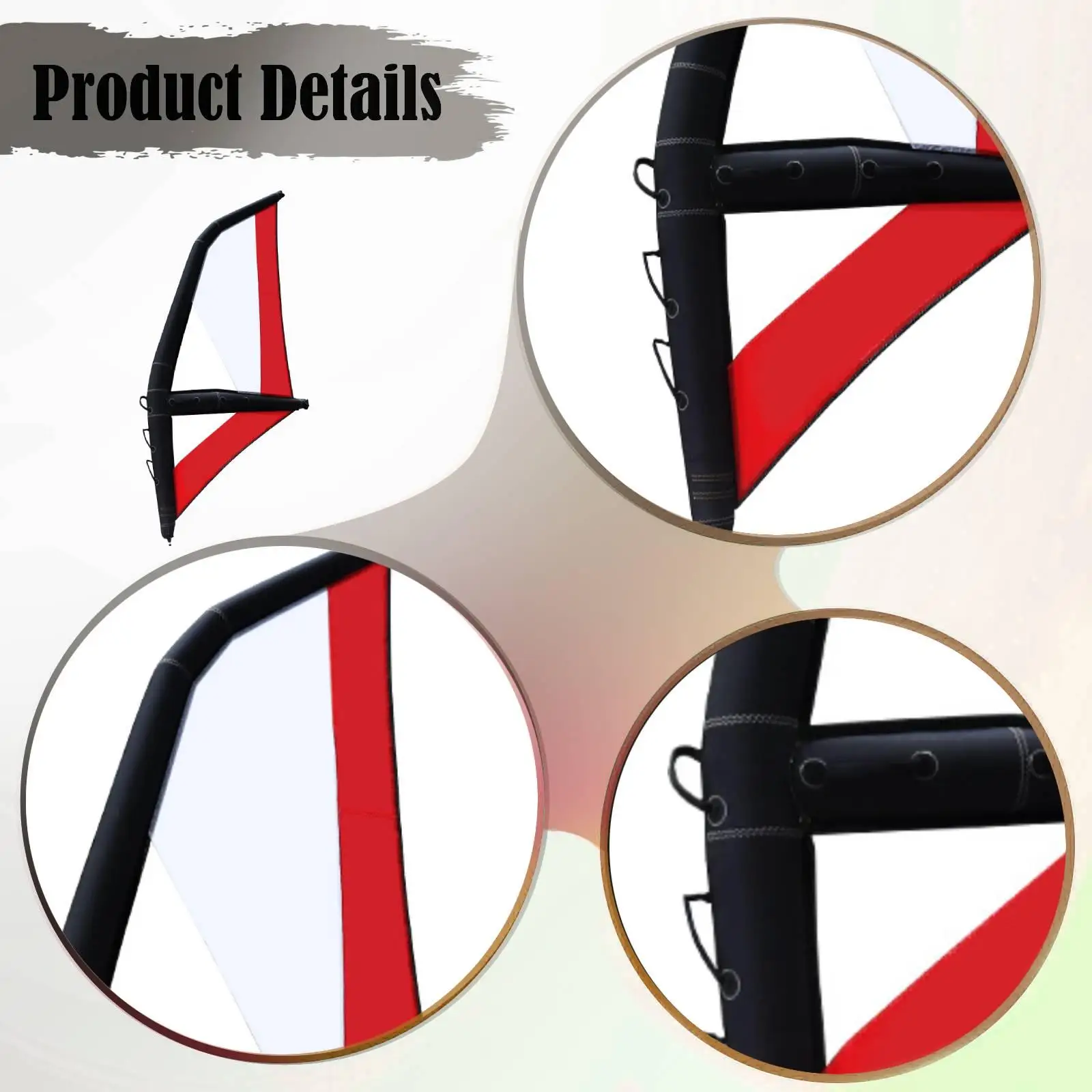 

Inflatable Windsurf Sail Portable Surf Wing Air Pump Summer Beach Outdoor for Stand Up Paddle Board Activities