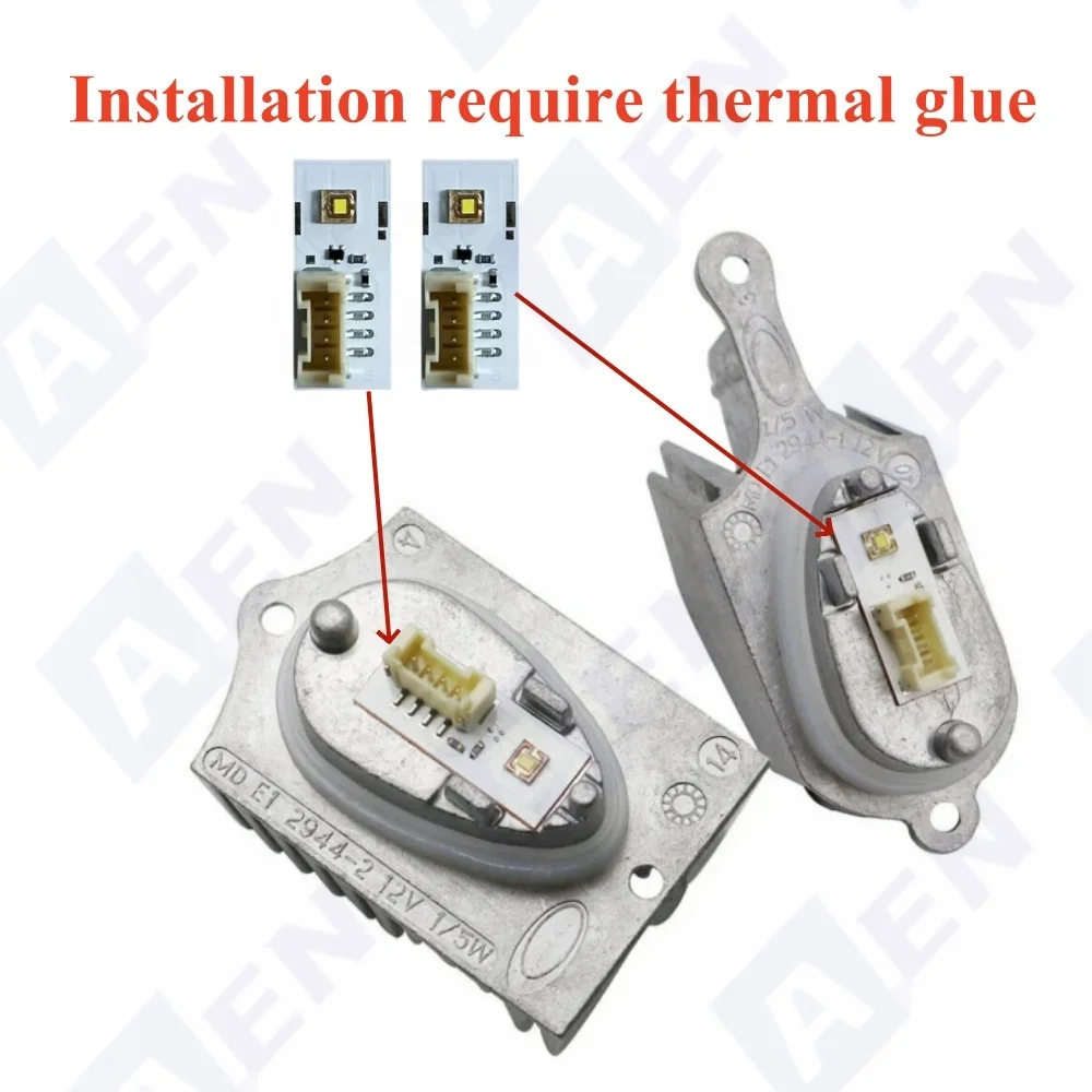 Tableros DRL Angel Eye de color blanco brillante 8X 0998475   Para 2011-2014 Audi A1 8X faro de xenón módulo de luz de circulación diurna 8X0 998 475