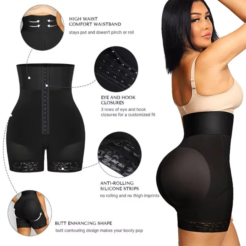 Women Dress Body Shaper Butt Lifter Slimming Tummy Trimmer Seamless Shapewear Thigh Slimmer Waist Trainer Fajas Colombian Girdle view 5