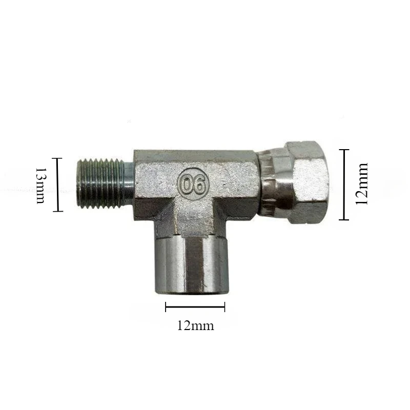 Imagem -02 - Pulverizador Airless o Tee Joint Pressure Gauge Universal Pulverizador Acessórios Adequado para Grao Wagner Titan Pintura de Alta Pressã