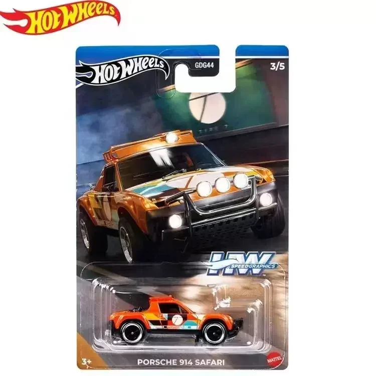 Original Hot Wheels Car Model Speed Graphics Honda Civic Big Air Mazda Porsche Range Rover Toys for Boys 1/64 Vehicle Collection