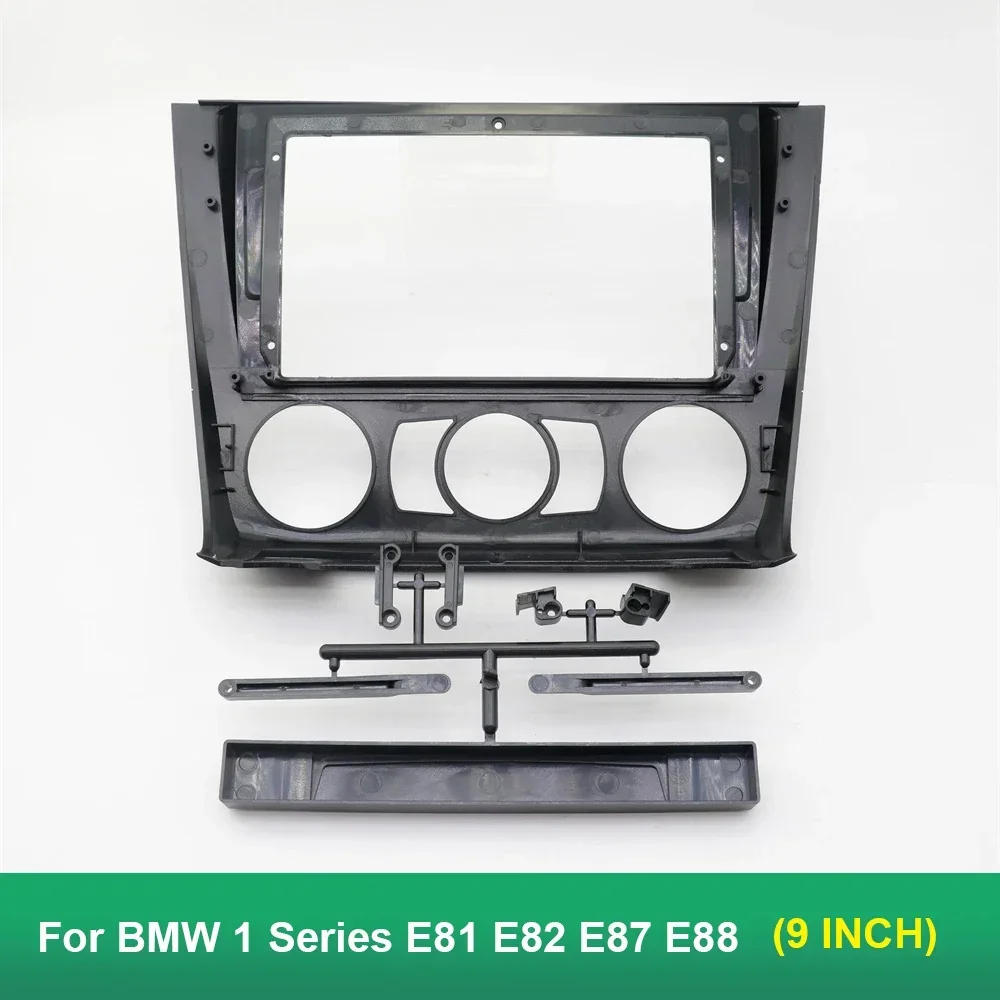 For BMW 1 Series E81 E82 E87 E88 2008-2012 Car Radio Fascias Installation Dash Frame 2 Din Panel DVD Gps Mp5 Android Player Trim