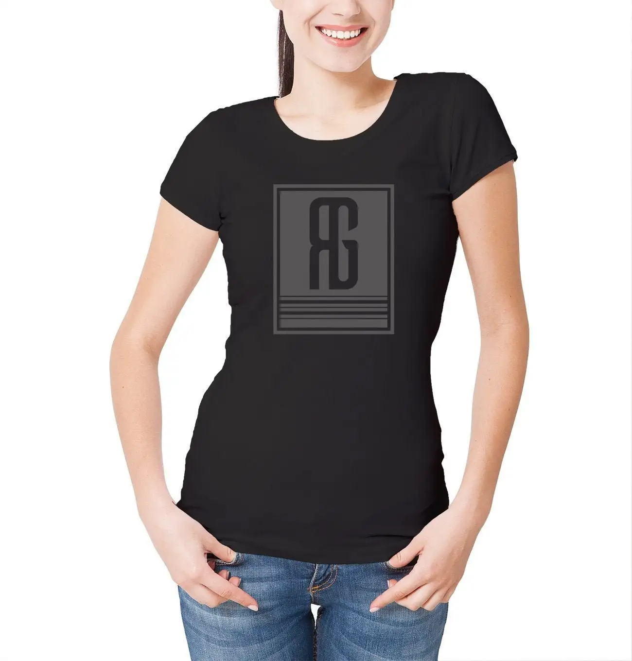 Reality Glitch Official Logo Womens T Shirt Cool Ladies