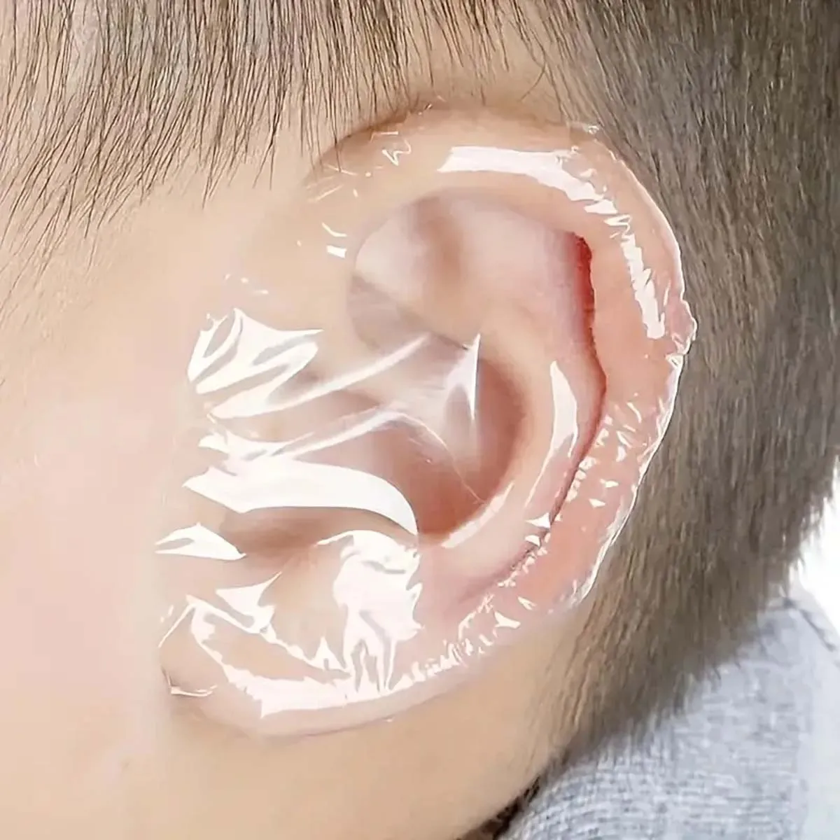 20pcs/40pcs/60pcs/80pcs/100pcs Baby Bathing Waterproof Ear Stickers, Baby Shower Ear Covers, Ear Protectors Children Shower Bath