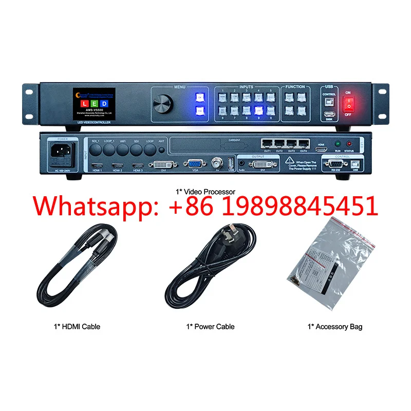 AMS-VS500_N 4K LED Processor MSD600 Sending Card 4 Ports Advertising Controller