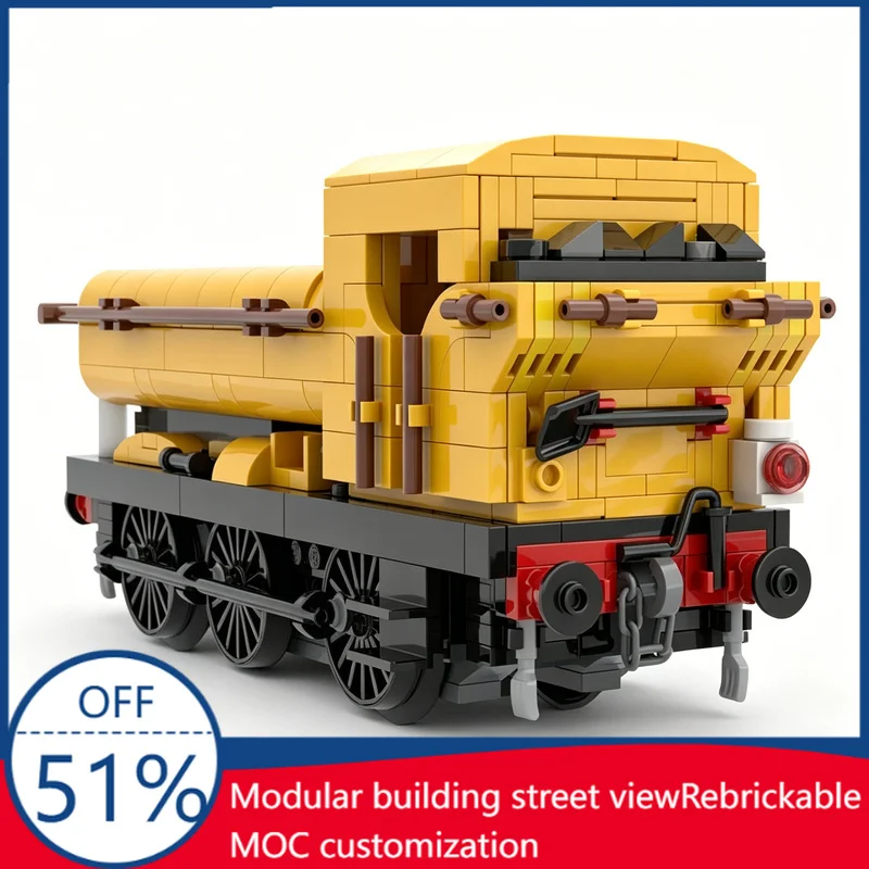 552 Pcs GWR 5700 Pannier Saddle Tank Custom Building Blocks Classic Steam Locomotive Model Educational Assembly Toy Collectors