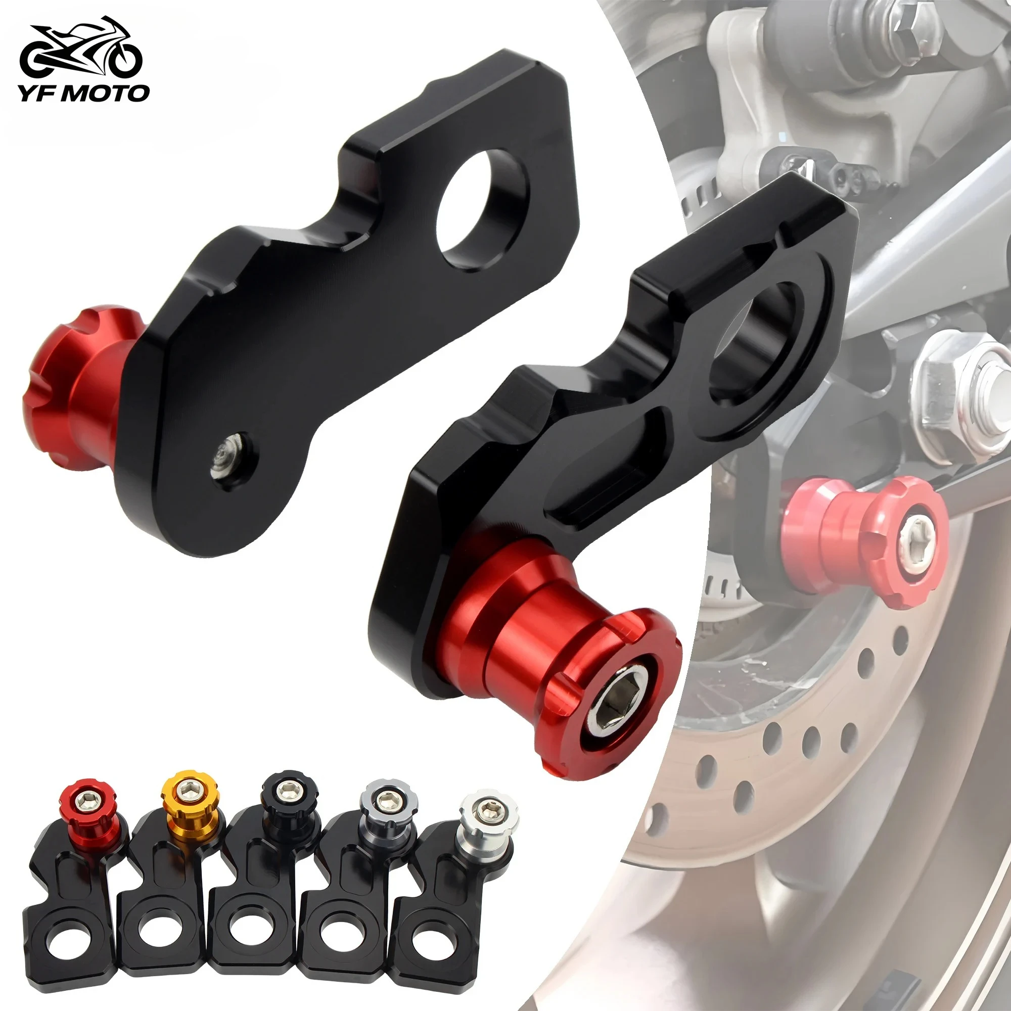 

For Honda CBR650R CB650R 2019-2020 CB 650R 650 Chain Adjustment Rear Wheel Fork Axle Frame Swingarm Spools Sliders