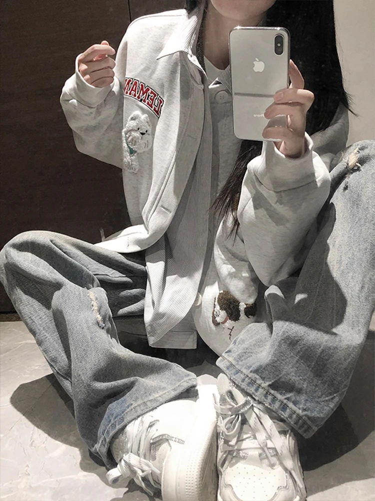 

Зимние женские бейсбольные куртки унисекс, зеленые, с градиентом, на молнии, свободного кроя, с защитой от ударов и брызг, для подростков, в стиле Varsity, ветрозащитные, для офиса (OL)