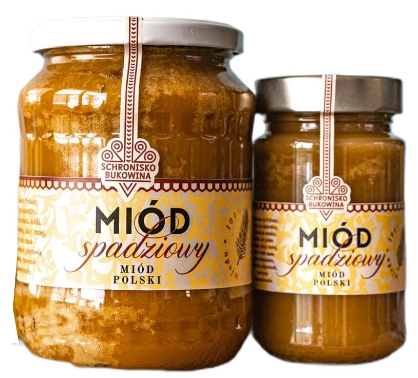 Miód spadziowy 710 ml - Schronisko Bukowina