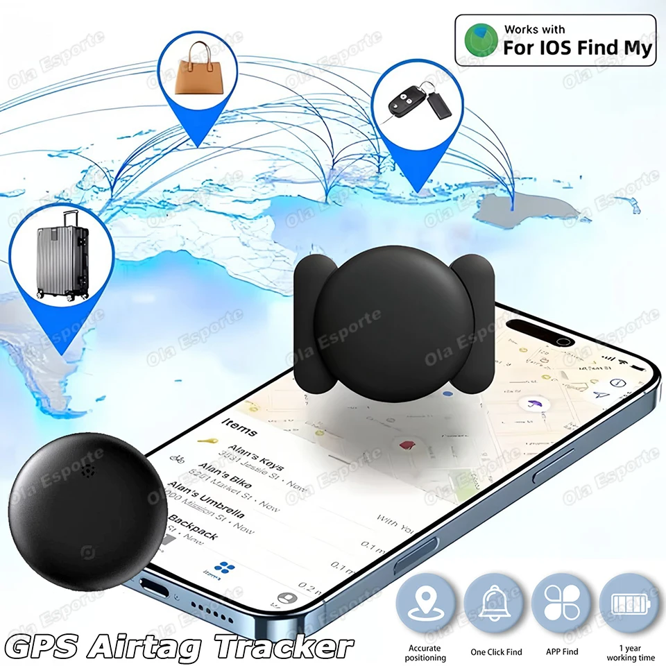 

Smart GPS Locator Global Positioning Pet Wallet Suitcase Car Tracking Elderly Kids Anti Getting Lost Finder For iPhone Find My