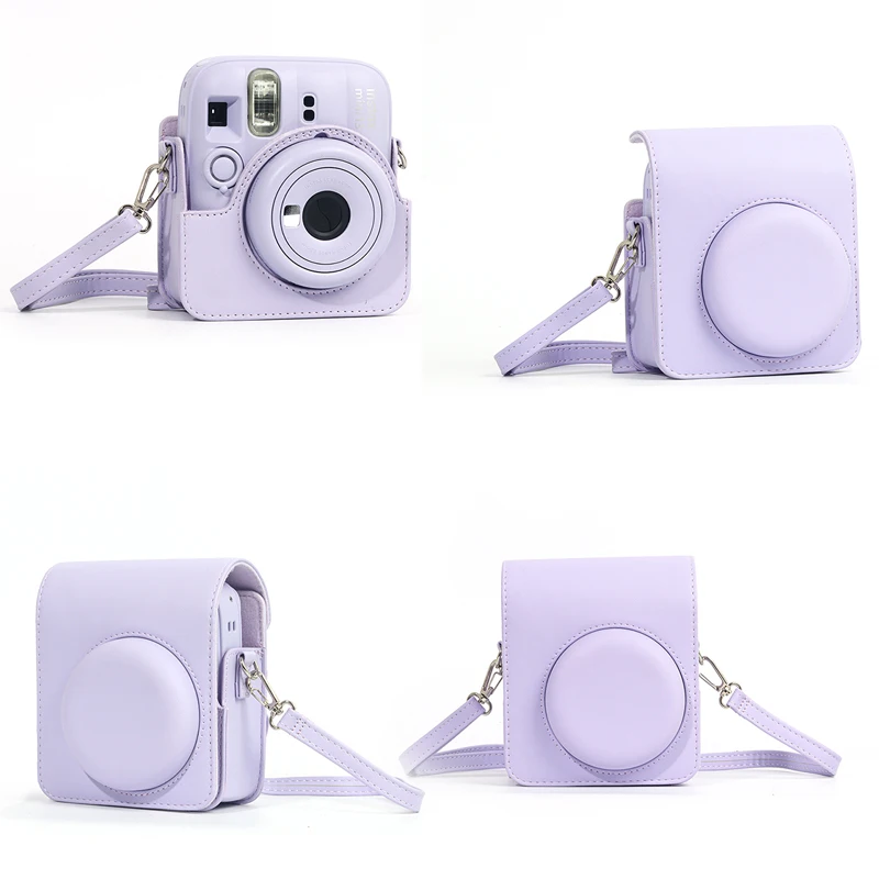 PU-Leder Kameratasche für Fujifilm Instax Mini 13 mini12 /mini11 Retro-Kamera Schutzhülle Kratzfeste Schutzhülle Pro – Detail 3