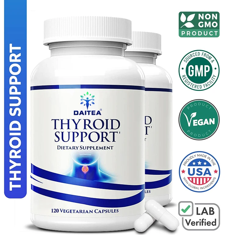 Thyroid Supplement - Metabolism, Energy & Focus- Supports Healthy Thyroid Energy - Vitamin B12 Complex