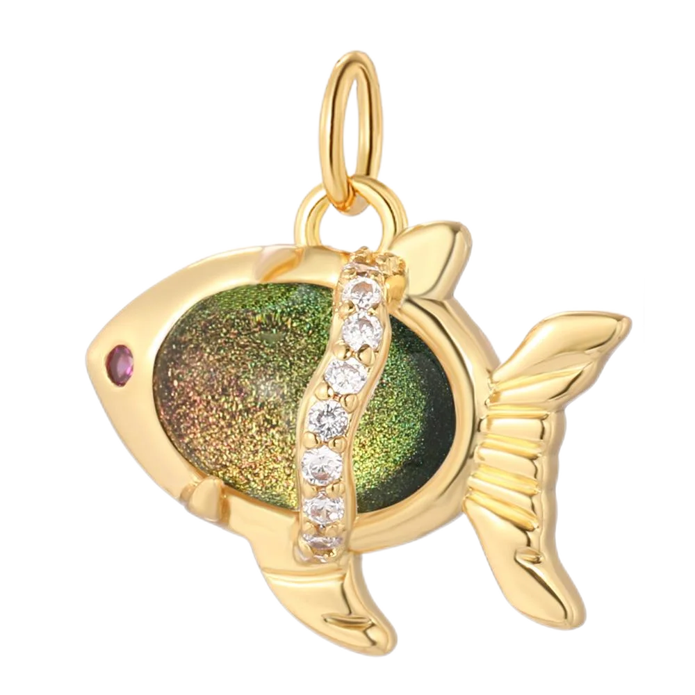 Bohemian Hearts for Jewelry Making Supplies Gold Color Eyes Fish Dijes+diy Earrings Bracelet Necklace Accessories Designer image 4