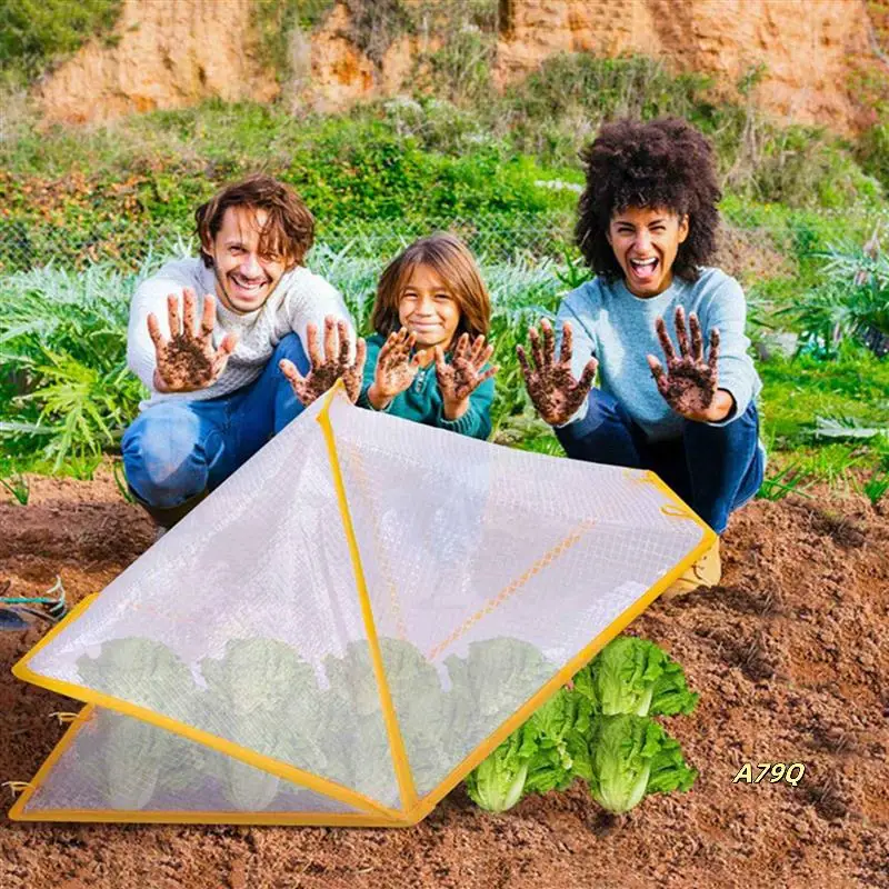 

2X Garden Row Accelerator Plants Cover,49X38x22cm Foldable Raised Garden Beds Vegetable Rows Plant Protector Cover