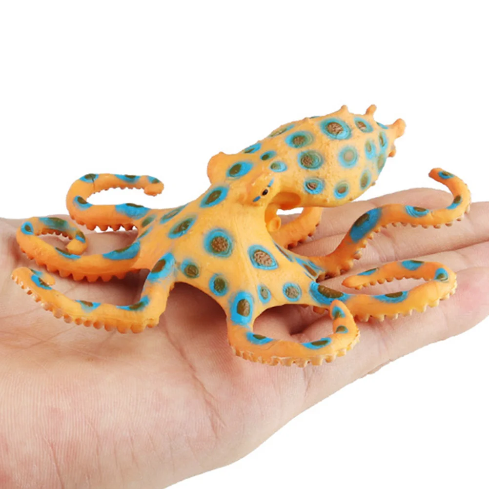 Marine Animal Model Octopus Simulation Realistic Figure Lifelike Recognition Artificial Small Decoration Children’s Toys