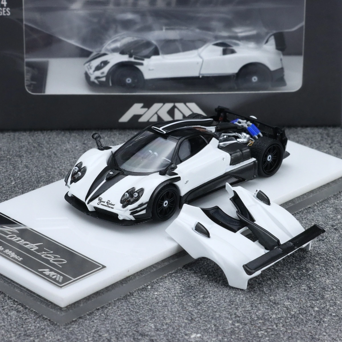 

HKM 1:64 Zonda760 Diecast Model Car Limited edition Collectible Hobbies Toy Gifts Gifts