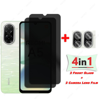 Privacy Screen Protector For Xiaomi Redmi A5 4G Global Glass For Redmi A5 4G Anti-spy Glass Camera Lens Protector For Poco C71