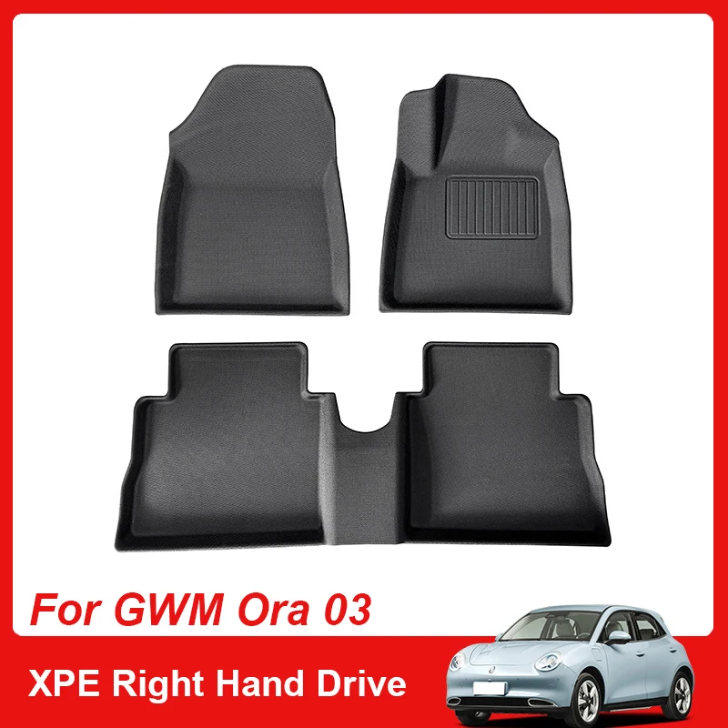 Custom Fit Car Interior Accessories Waterproof XPE Floor Mat for GWM Ora 03 Great Wall Motor Haomao Funky Cat Right Hand Drive